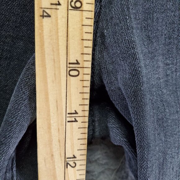 Lee Jeans Womens 16 Black Slim Fit Straight Leg Mid Rise Stretch Denim - Picture 7 of 11